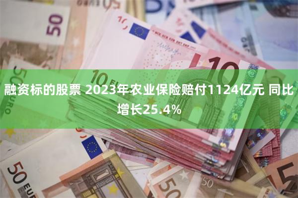 融资标的股票 2023年农业保险赔付1124亿元 同比增长25.4%