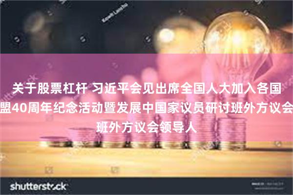 关于股票杠杆 习近平会见出席全国人大加入各国议会联盟40周年纪念活动暨发展中国家议员研讨班外方议会领导人