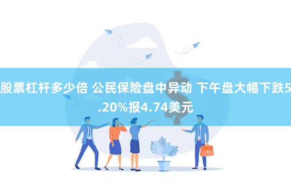 股票杠杆多少倍 公民保险盘中异动 下午盘大幅下跌5.20%报4.74美元