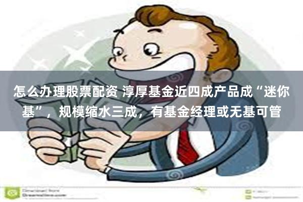 怎么办理股票配资 淳厚基金近四成产品成“迷你基”，规模缩水三成，有基金经理或无基可管